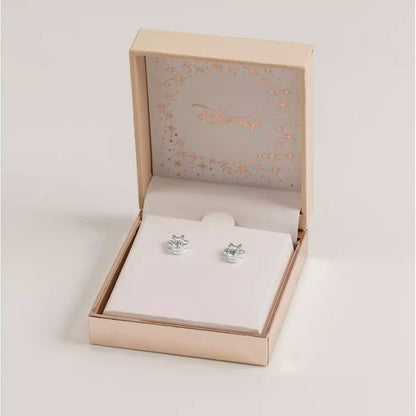 Pendientes de Minnie Disney en plata 925 con lazo - 2