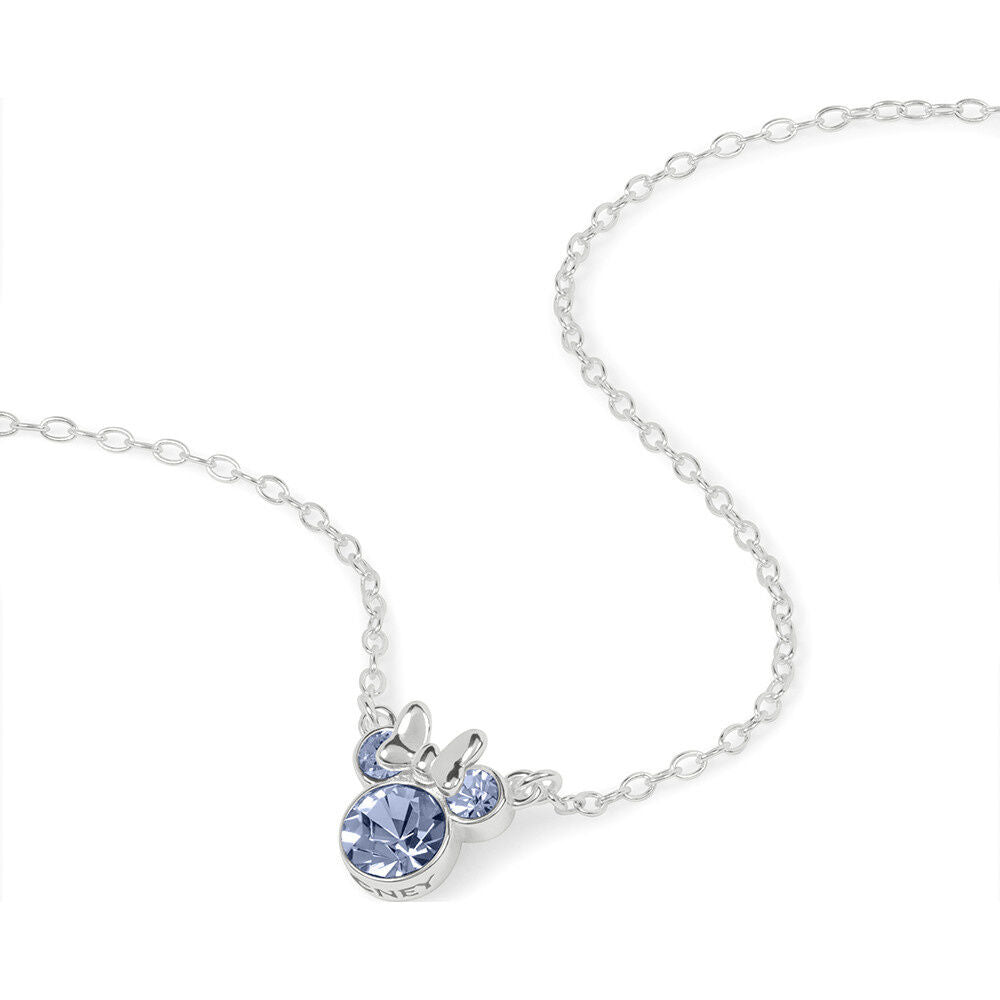 Colgante Minnie Disney de plata 925 con detalles azul claro - 2
