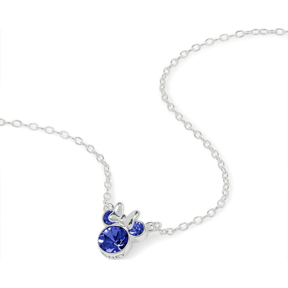 Colgante Minnie Disney de plata 925 con detalles azules - 2
