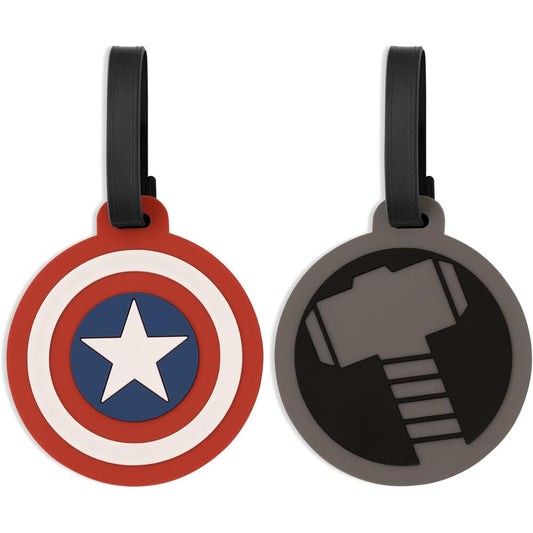 Set de dos etiquetas de equipaje Marvel Los Vengadores - 2