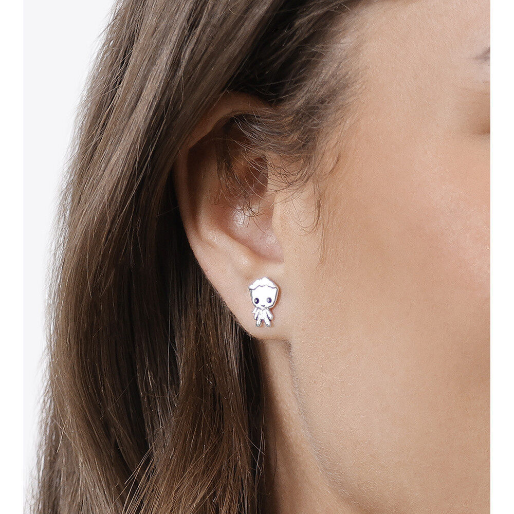 Pareja de pendientes Groot de Marvel en plata 925 - 3