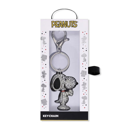 Llavero 3D plateado con figura de Snoopy Peanuts - 4