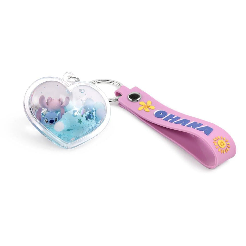 Llavero Disney Ohana Heart con Stitch y Angel - 4
