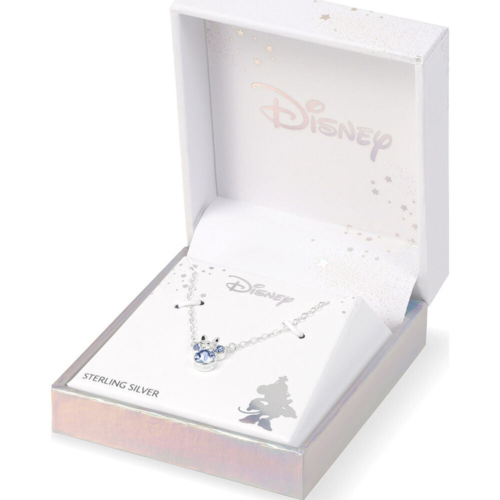Colgante Minnie Disney de plata 925 con detalles azul claro - 4