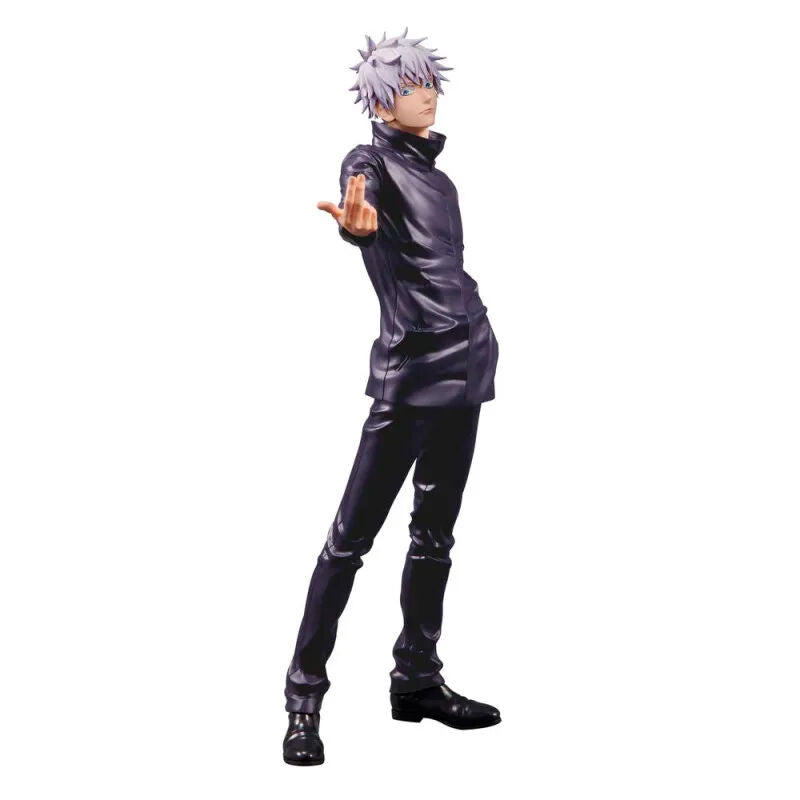 Figura Grandista de Gojo Satoru de Jujutsu Kaisen con uniforme oscuro