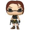 Figura Funko POP de Lara Croft de Tomb Raider con gafas y dos pistolas