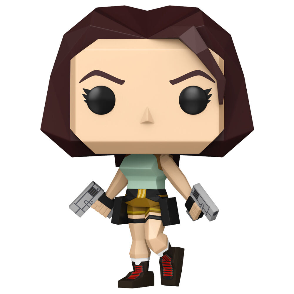 Figura Funko POP! de Lara Croft de Tomb Raider con dos pistolas