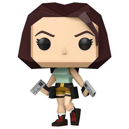 Figura Funko POP! de Lara Croft de Tomb Raider con dos pistolas