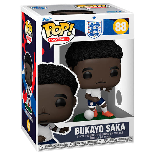 Figura Funko POP! de Bukayo Saka con equipación de England y balón - 2