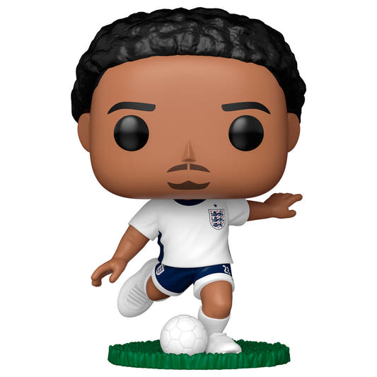 Figura Funko POP! de Myles Lewis-Skelly con la equipación de Inglaterra y un balón