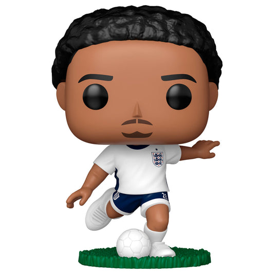 Figura Funko POP! de Myles Lewis-Skelly con la equipación de Inglaterra y un balón