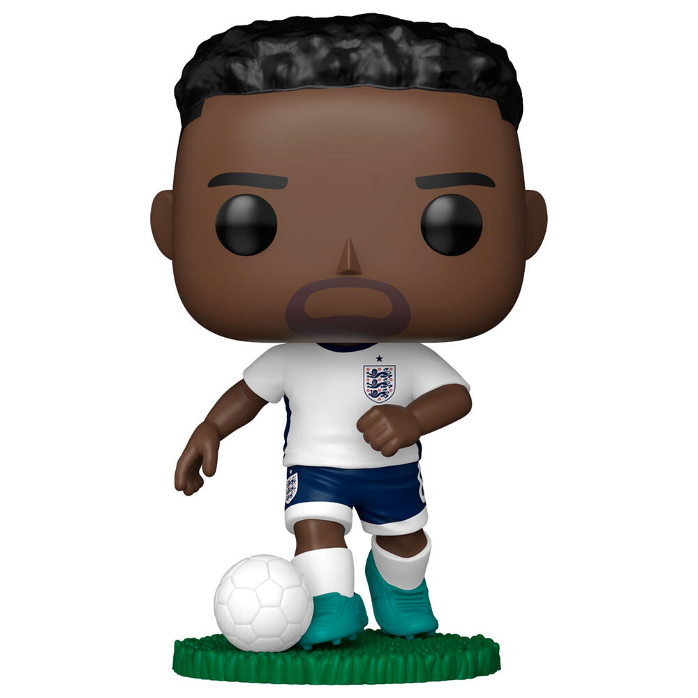Figura Funko POP de Marc Guehi con la equipación de Inglaterra y un balón