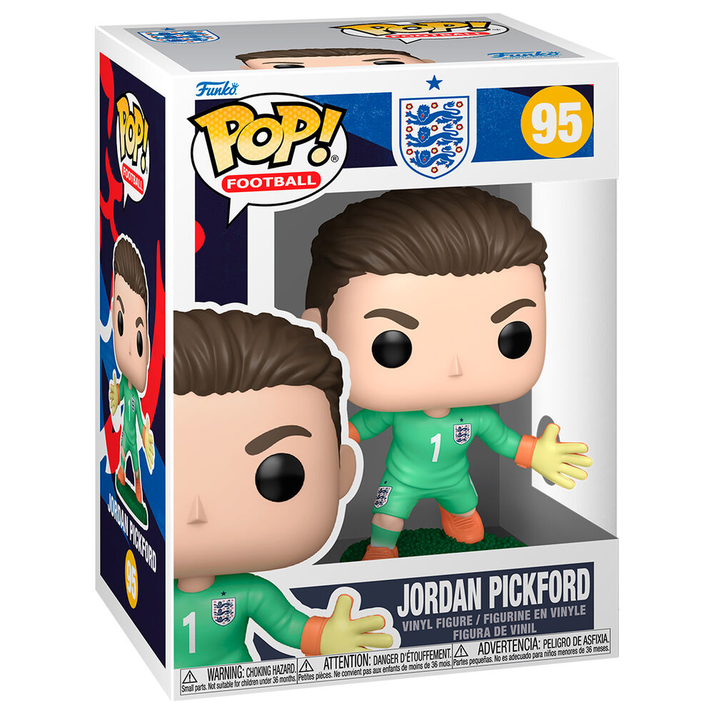 Figura Funko POP! de Jordan Pickford con uniforme verde de Inglaterra