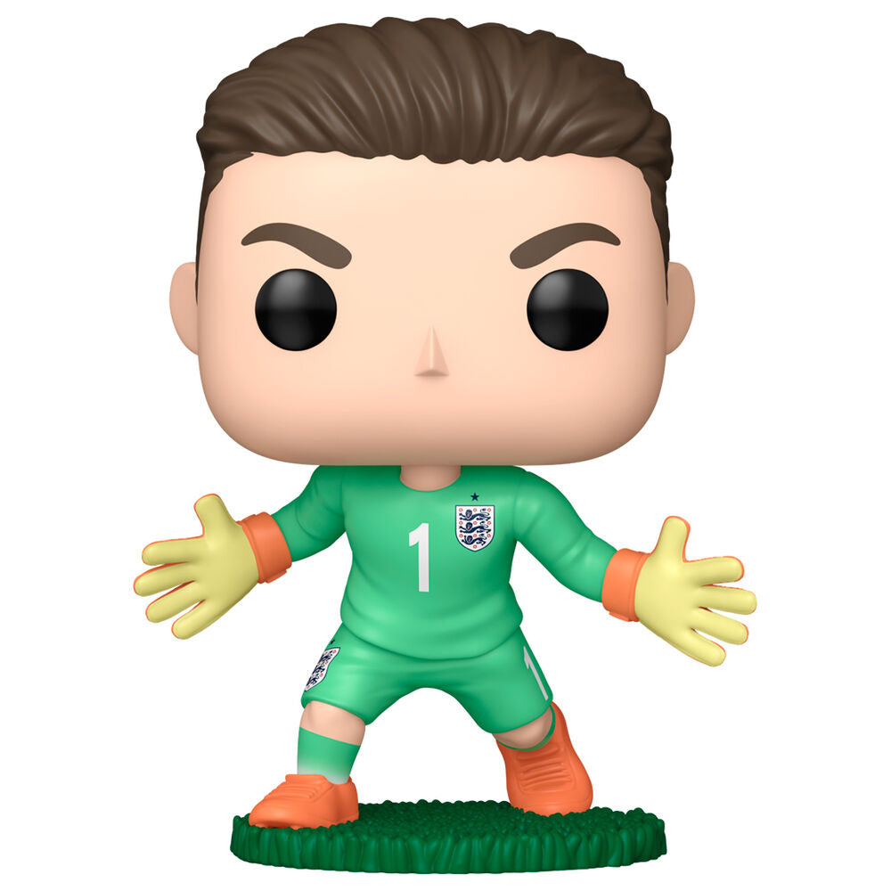 Figura Funko POP! de Jordan Pickford con uniforme verde de Inglaterra - 2