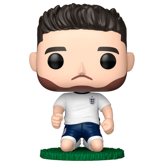 Figura Funko POP! de Declan Rice con el uniforme de England sobre una base verde
