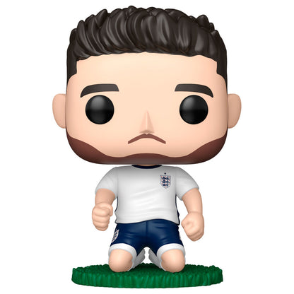 Figura Funko POP! de Declan Rice con el uniforme de England sobre una base verde