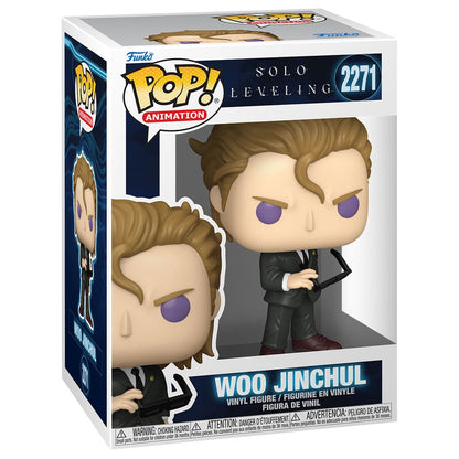 Figura Funko POP! de Woo Jinchul de Solo Leveling con traje negro - 2