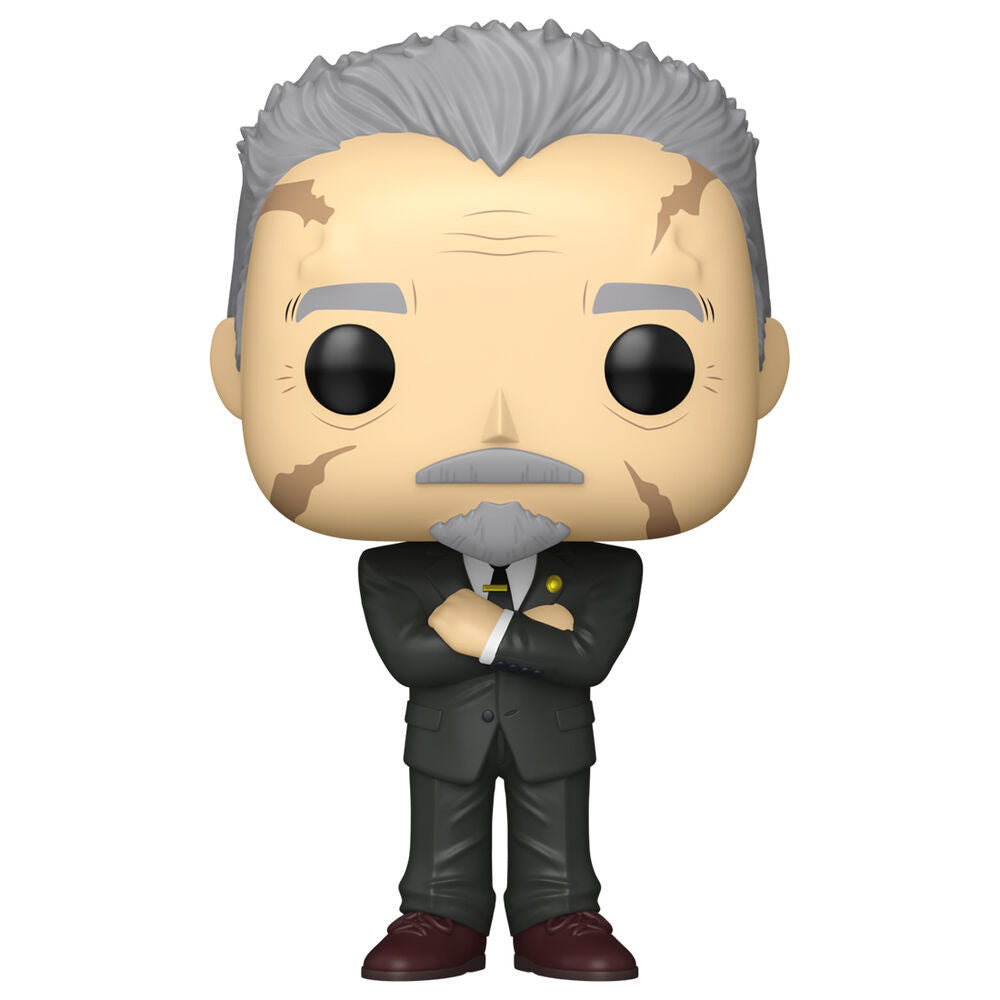 Figura FUNKO POP! de Go Gunhee con traje negro y brazos cruzados