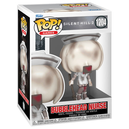 Figura Funko POP! Bubblehead Nurse de Silent Hill 2 con uniforme de enfermera y bastón - 2