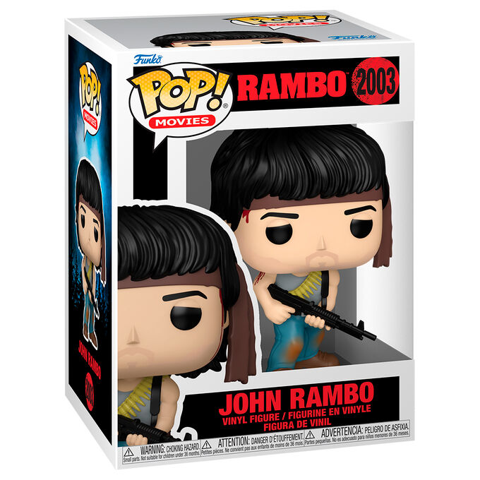 Figura Funko POP! de John Rambo con bandana, munición y rifle - 2