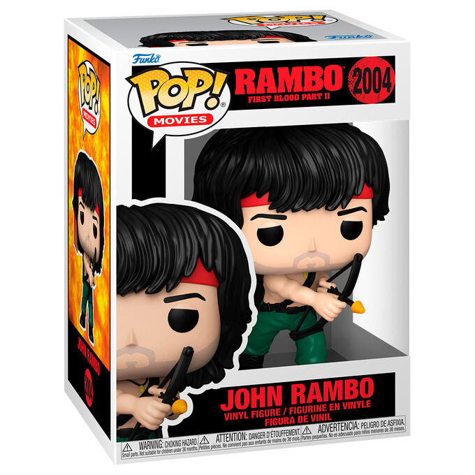 Figura Funko POP! de John Rambo con cinta roja y pantalones verdes - 2