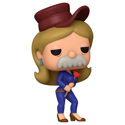 Figura Funko POP! de Sexy Scruffy de Futurama con sombrero rojo y flor
