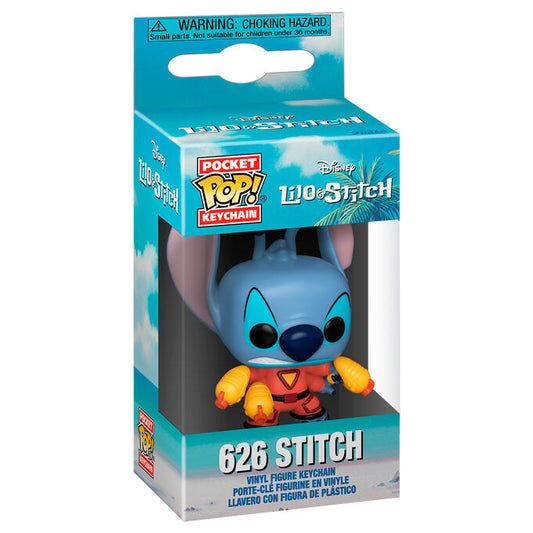 Llavero Pocket POP! de Stitch 626 con atuendo rojo - 2