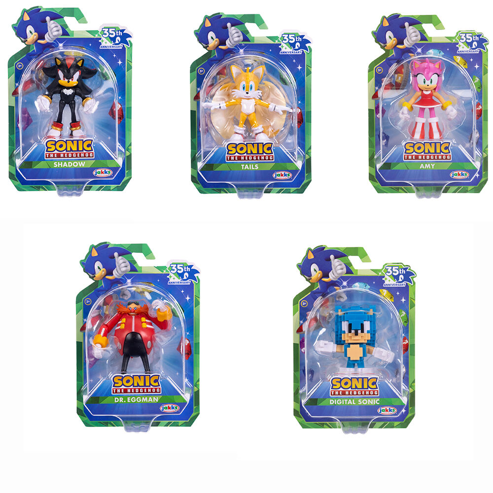 Figuras Sonic The Hedgehog Wave 23 de 6 cm en blister