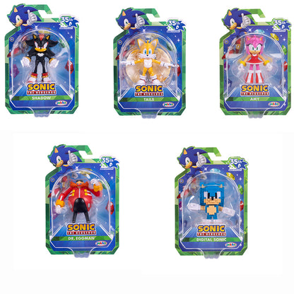 Figuras Sonic The Hedgehog Wave 23 de 6 cm en blister