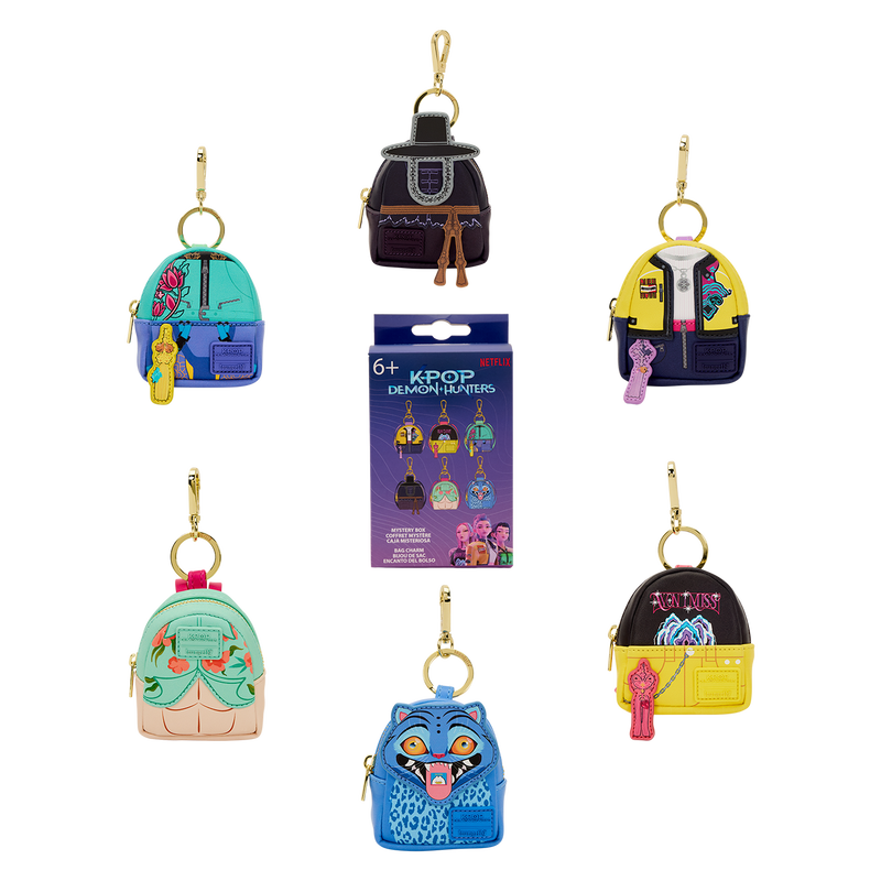 Llavero mini mochila Loungefly de KPop Demon Hunters