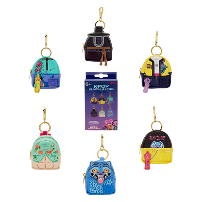 Llavero mini mochila Loungefly de KPop Demon Hunters