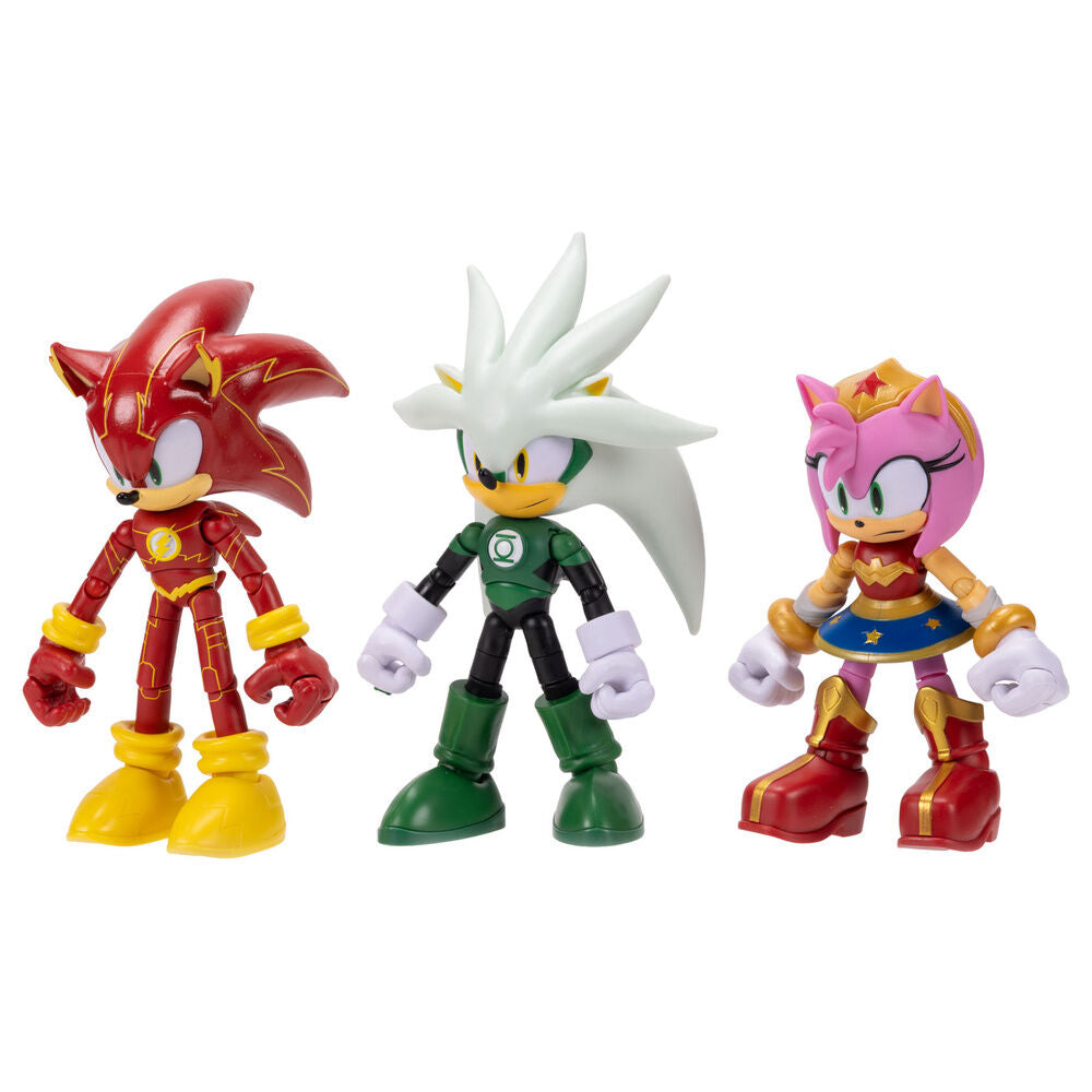 Figuras articuladas Sonic the Hedgehog de 13 cm con diseños de superhéroes - 5