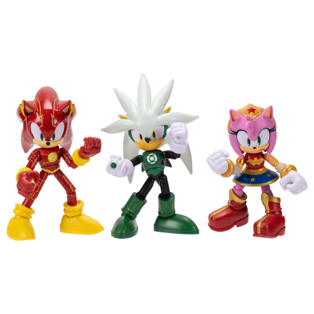 Figuras articuladas Sonic the Hedgehog de 13 cm con diseños de superhéroes - 6