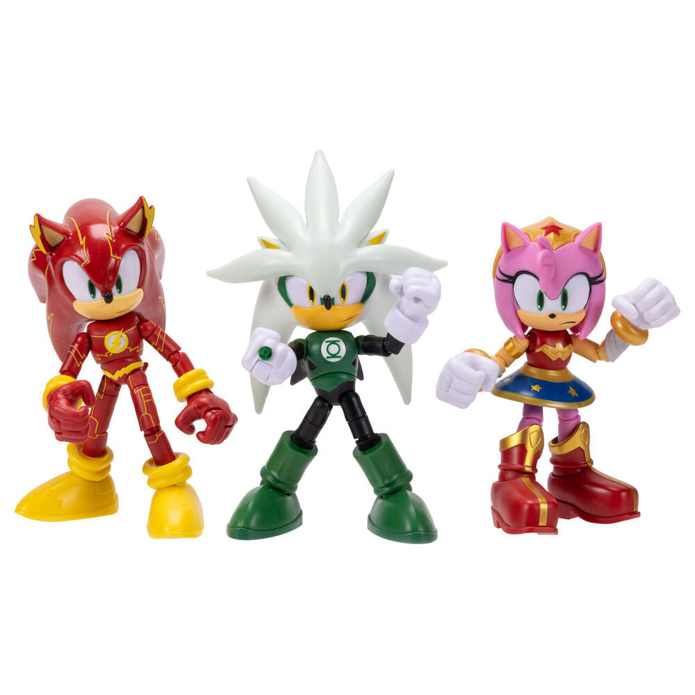 Figuras articuladas Sonic the Hedgehog de 13 cm con diseños de superhéroes - 7