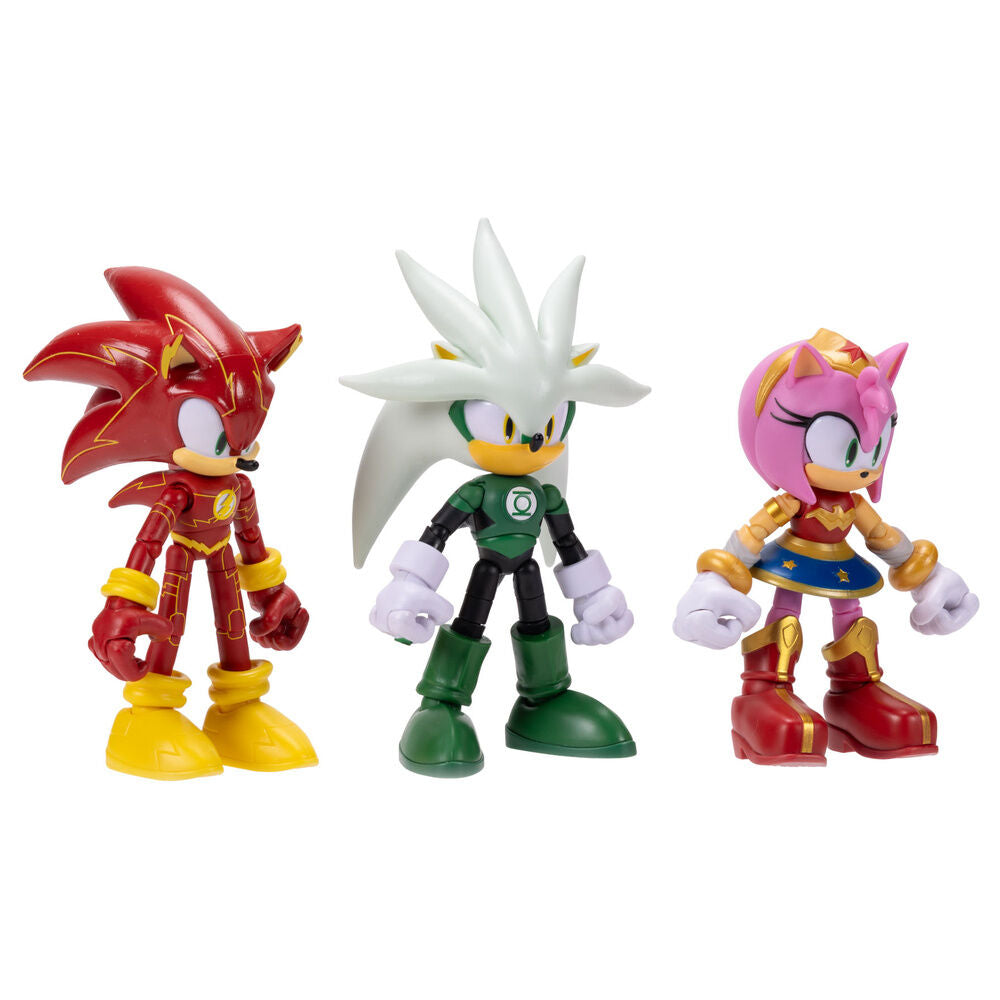 Figuras articuladas Sonic the Hedgehog de 13 cm con diseños de superhéroes - 8
