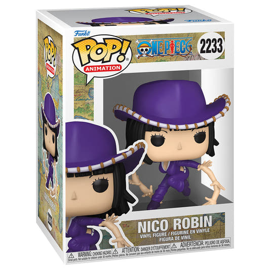 Figura Funko POP! de Nico Robin con sombrero morado - 2