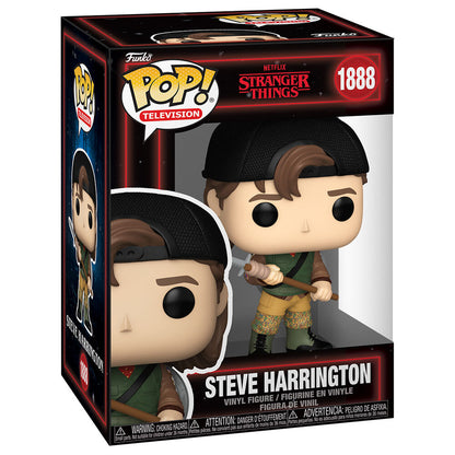 Figura Funko POP de Steve Harrington con espada y escudo - 2