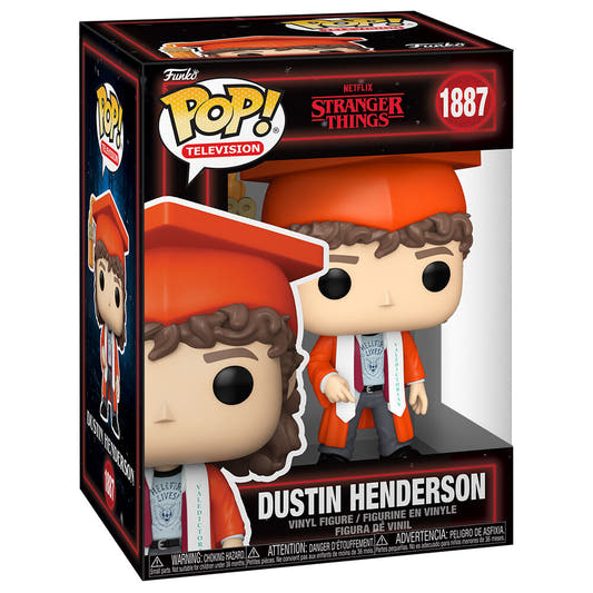 Figura Funko POP! de Dustin Henderson con toga y birrete - 2