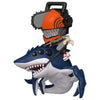 Figura Funko POP! Rides Deluxe de Chainsaw Man sobre Beam