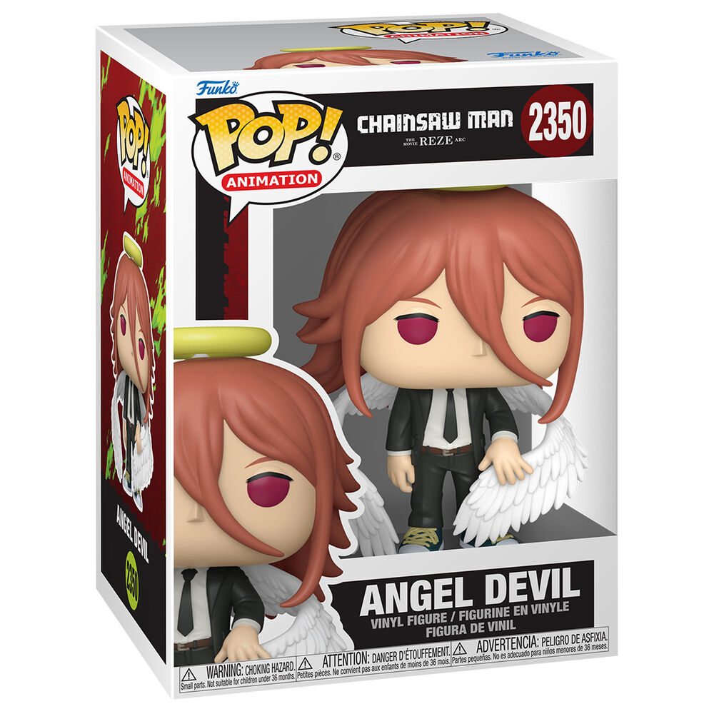 Figura Funko POP! de Angel Devil de Chainsaw Man con alas y halo - 2