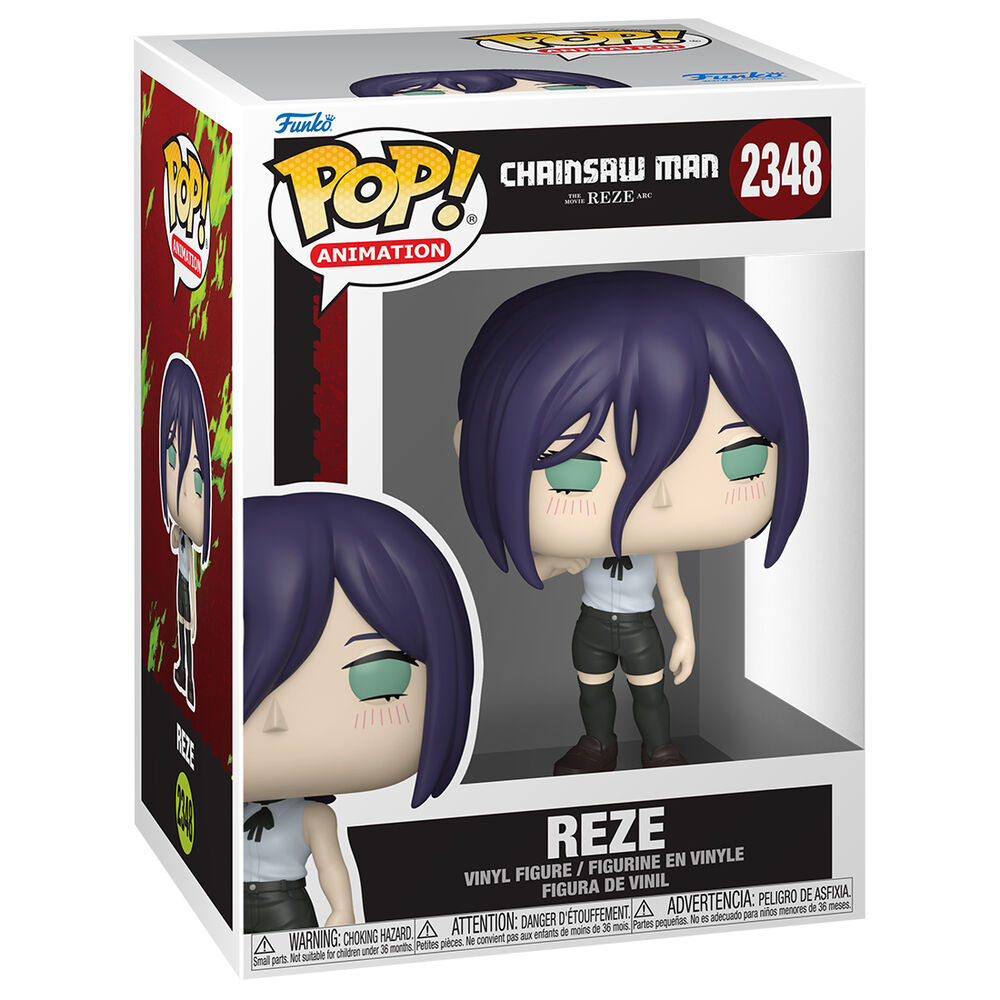 Figura Funko POP! de Reze de Chainsaw Man con cabello morado - 2