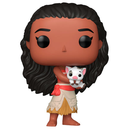 Figura Funko POP! de Moana sosteniendo a Pua