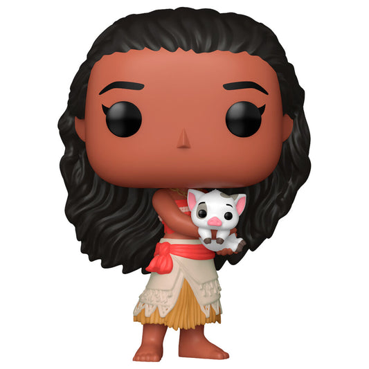 Figura Funko POP! de Moana sosteniendo a Pua