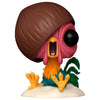 Figura Funko POP! de Hei Hei con un coco sobre la cabeza y base de arena
