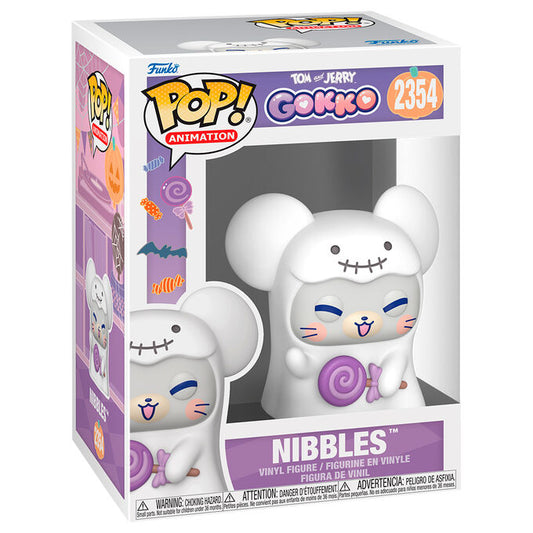 Figura Funko POP! de Nibbles de Tom & Jerry con caramelo morado - 2
