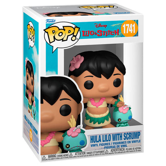 Figura Funko POP! de Lilo con atuendo de hula y Scrump - 2