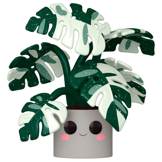 Figura Funko POP Jumbo Monstera con hojas verdes y maceta gris