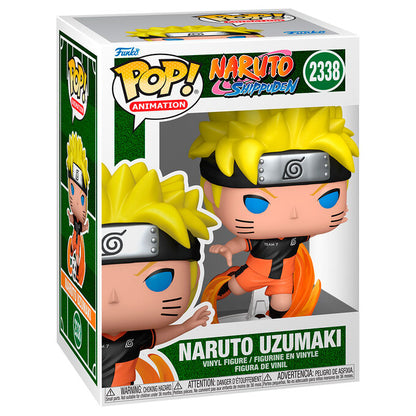Figura Funko POP de Naruto Uzumaki con balón de fútbol y efectos naranjas - 2