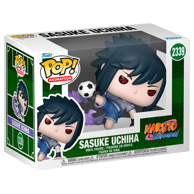 Figura Funko POP de Sasuke Uchiha con balón y efecto morado - 2