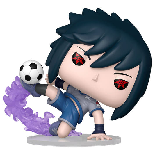 Figura Funko POP de Sasuke Uchiha con balón y efecto morado